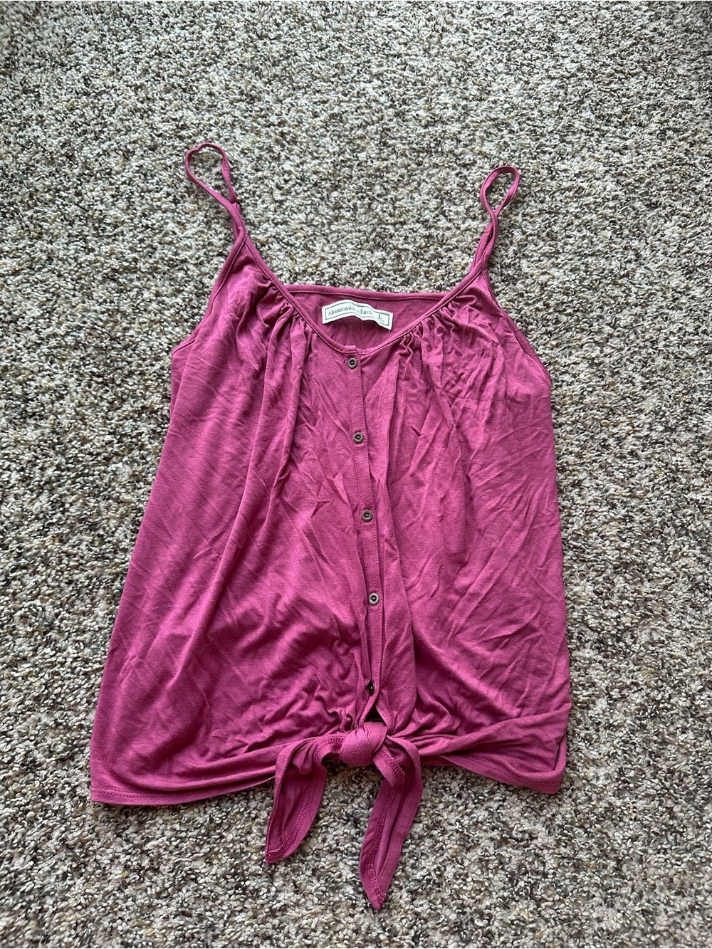 Abercrombie & Fitch Pink Mauve twist tank size L